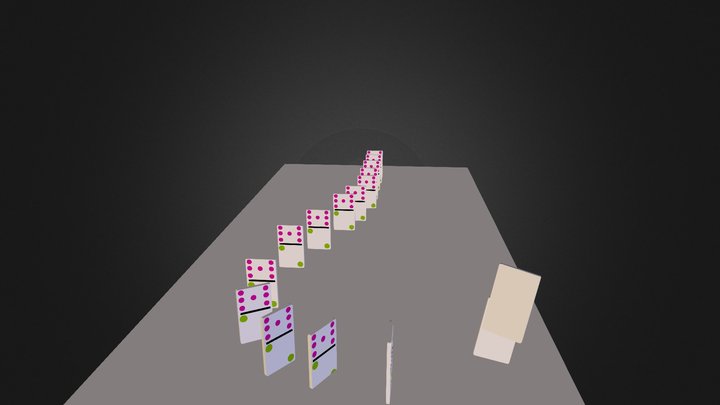 Dominoes 3D Model