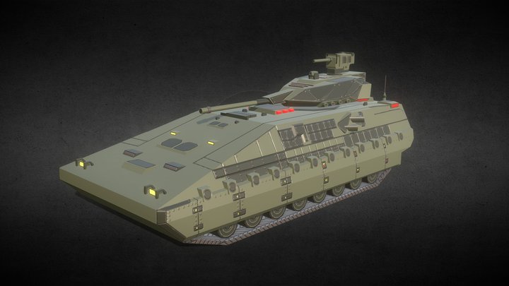 Armored Tank IFV 3D Model
