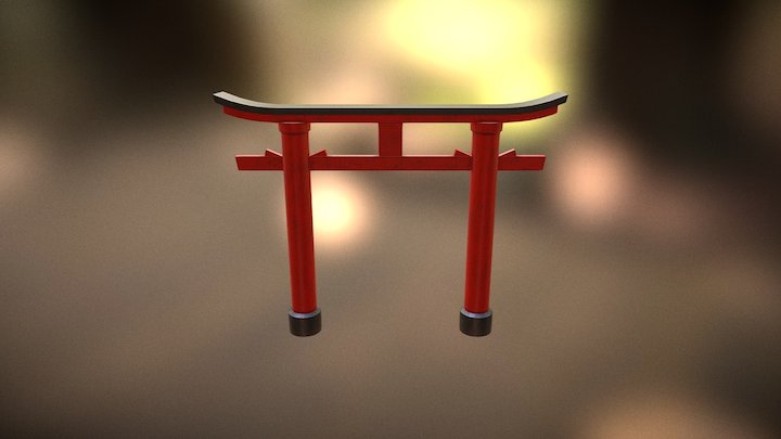 LowPoly Torii 3D Model