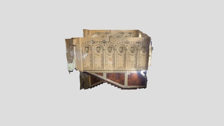 Palatul Vulturul Negreu Scari 1 3D Model