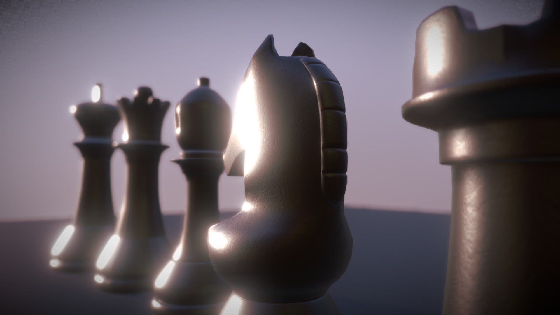 3D model Chess - This is a 3D model of the Chess. The 3D model is about a chess board with a chess piece.