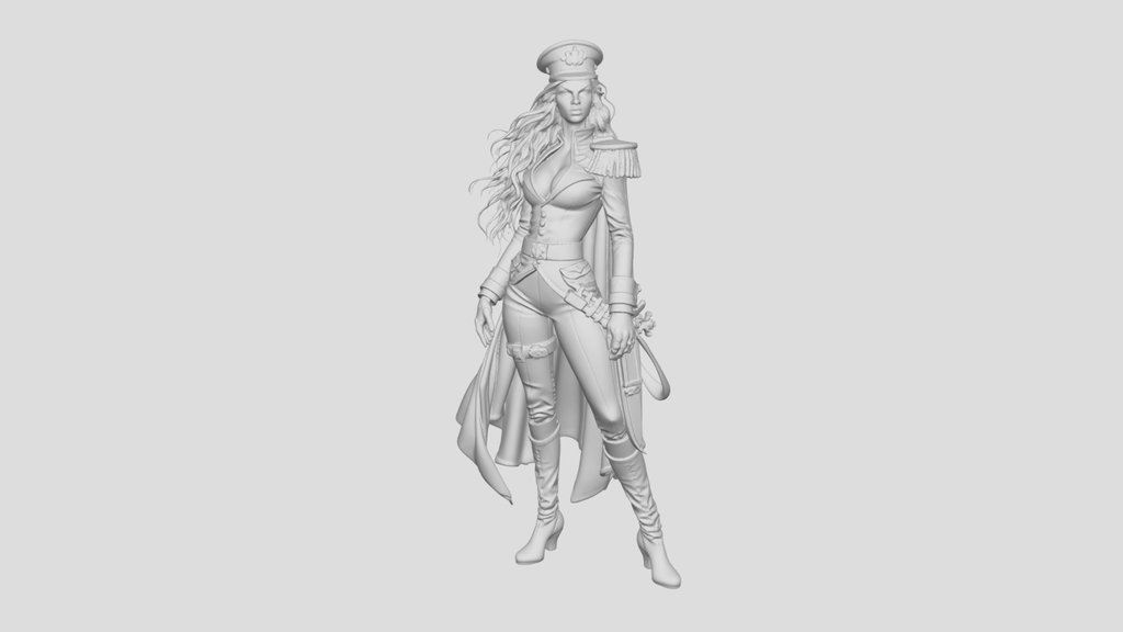 Crimson Captain Girl