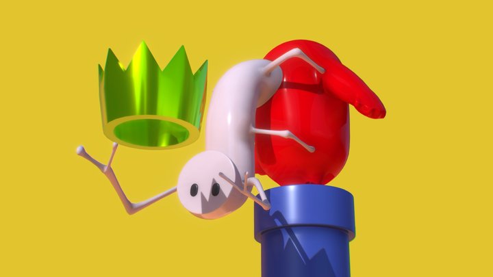 Fall Guys 'Coming out of the shell' 3D Model