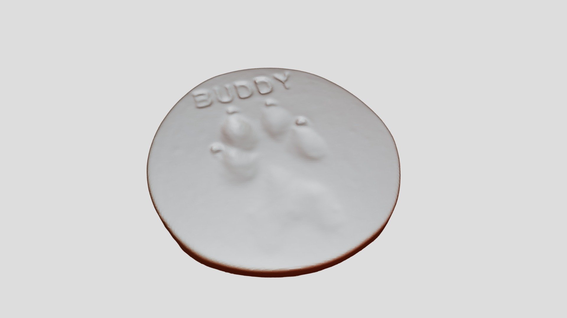 Buddy Paw Print
