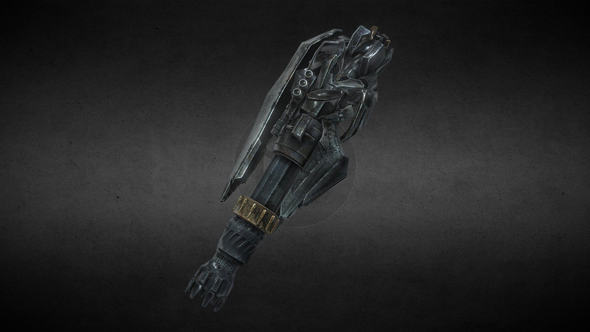 Shockwave Cannon — Sketchfab embed 3D viewer