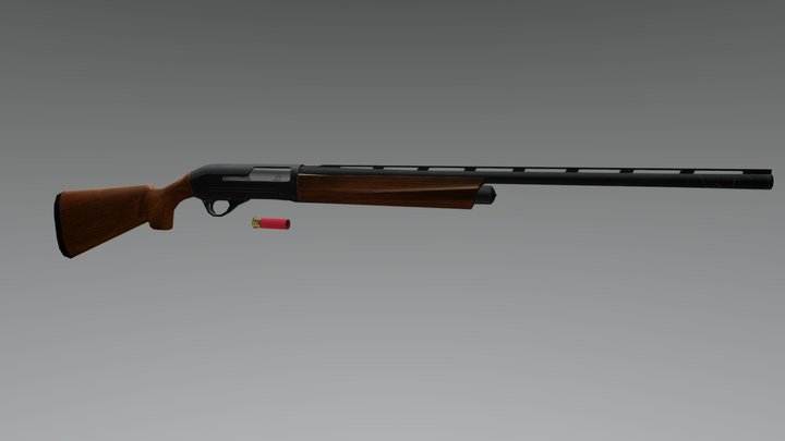 Shotgun 3D Model