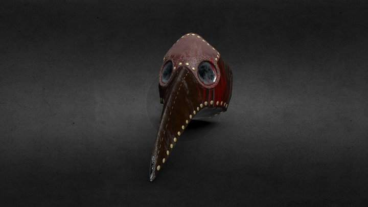 Plague Doctor Mask 3D Model