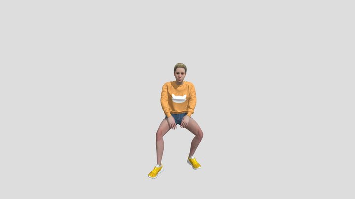 Sitting Laughing – Modèle 3D gratuit STL