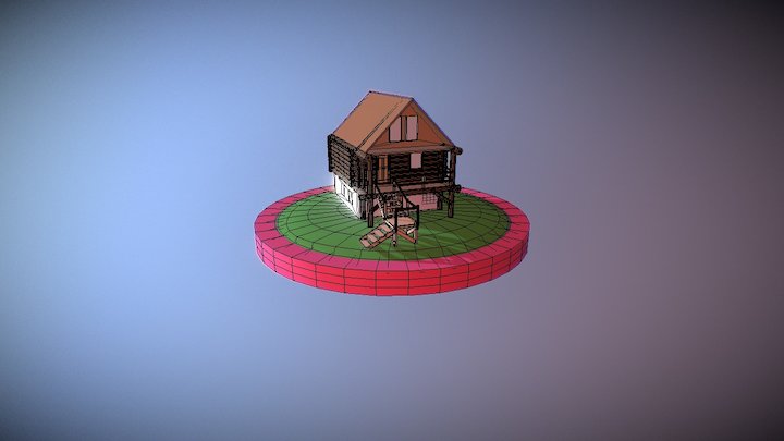 cabaña de juguete 3D Model