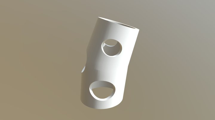 Finger Splint Cast 3D Model