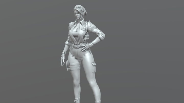Hailey 28cm scale light 3D Model