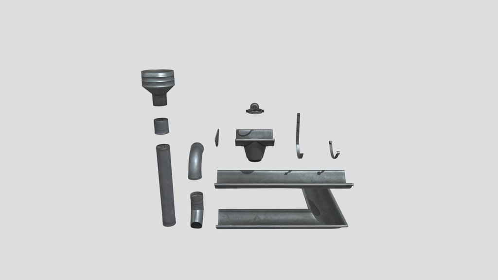 Modular Metal Gutter