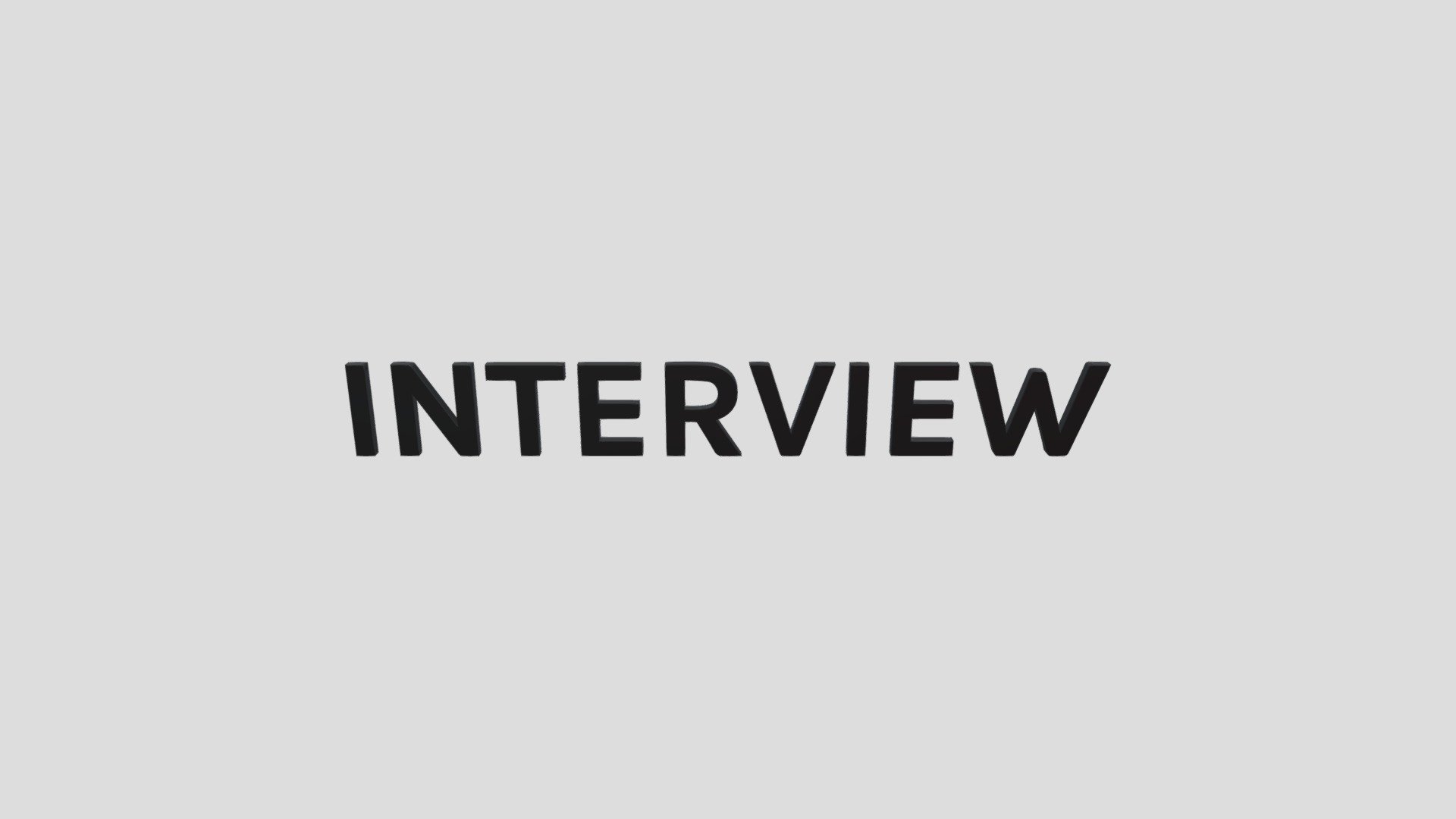 3D_INTERVIEW(BLACK) - 3D model by notfortheireyes [8d3454f] - Sketchfab