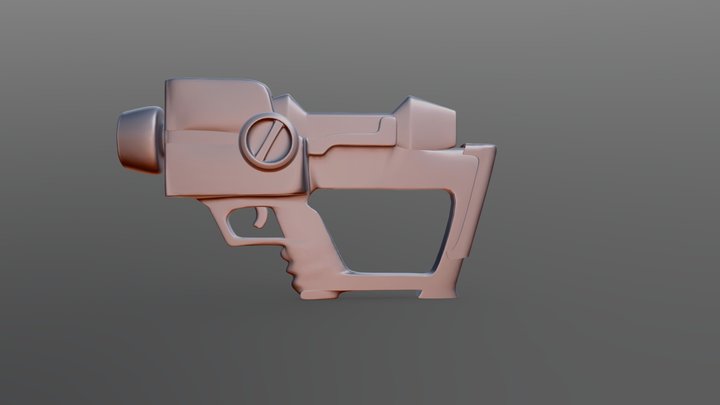 Megaman Zero Gun 3D Model