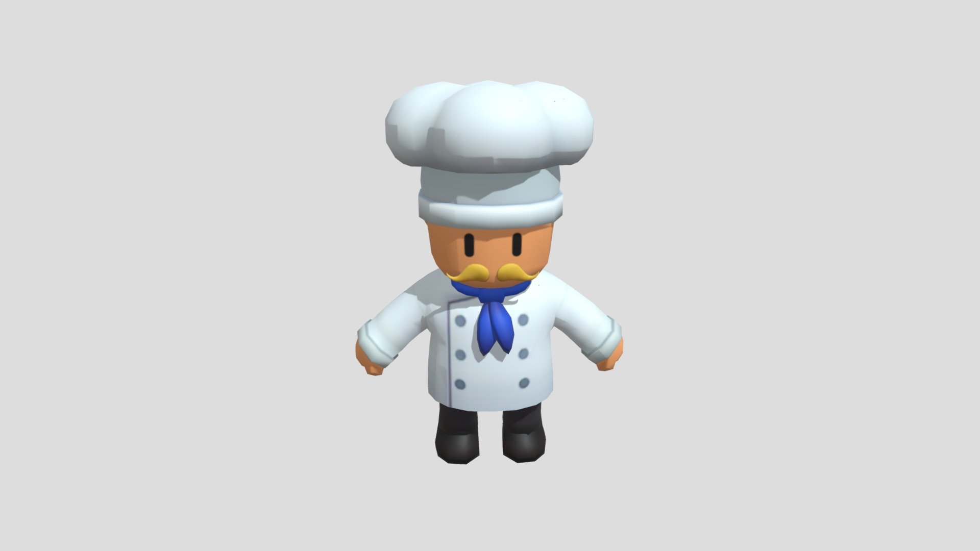Chef - Download Free 3D model by BRUNO 365 (@BRUNO365) [8d34857 ...