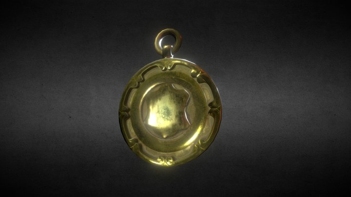 A gold medal [1st Int. Table Tennis Tournament] 3D Model