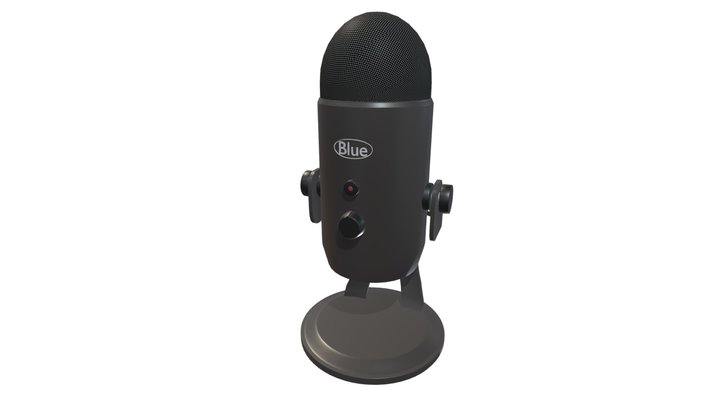 Microphone Blue Yeti 3D Model