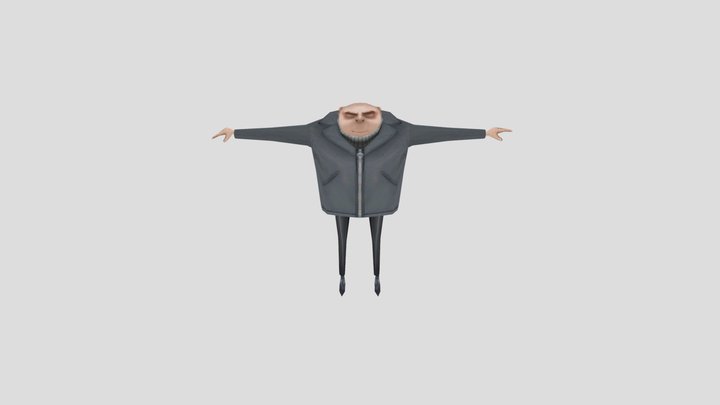 gru rigged by levi and model by minionsrusher3d