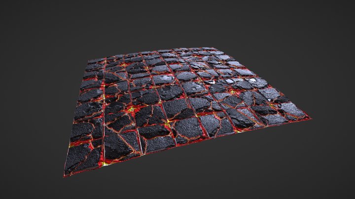 Brick fire (WIP) 3D Model