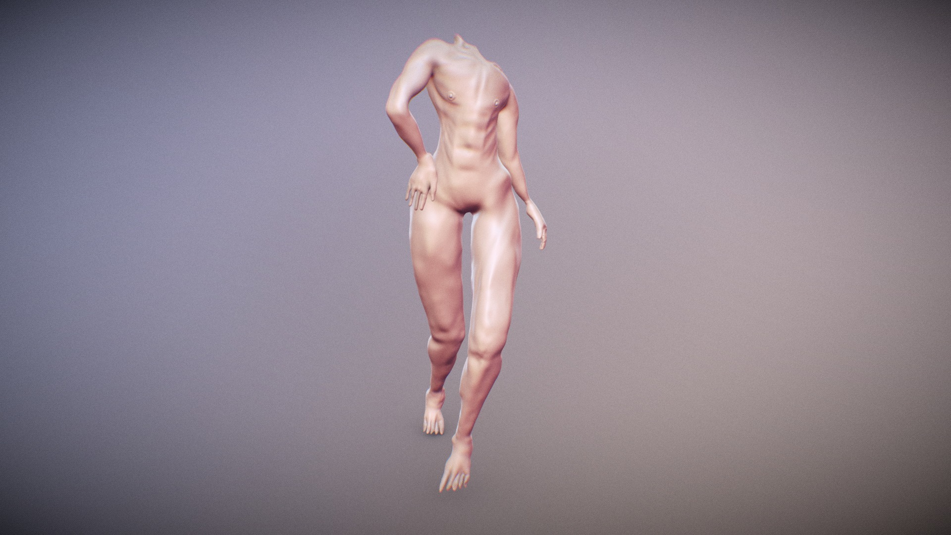 Headless female figure