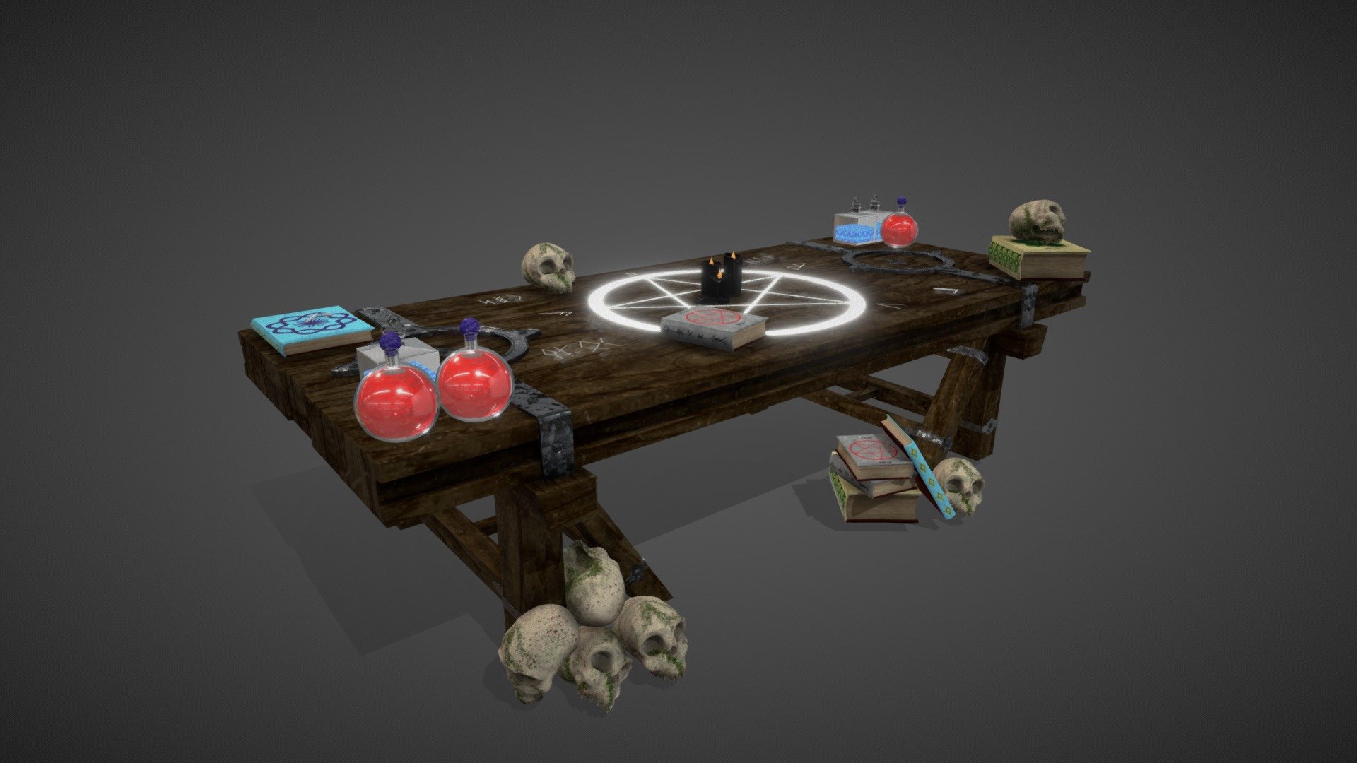 Witch's Table - Download Free 3D model by Devin321.davila [8d39fa6 ...