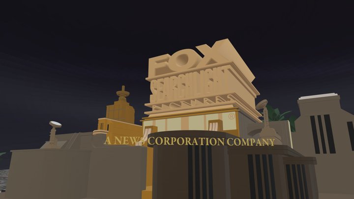 Fox Searchlight Pictures Logo Remake (Blender) 3D Model