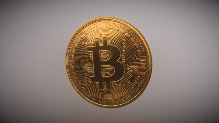 Bitcoin 3D Model