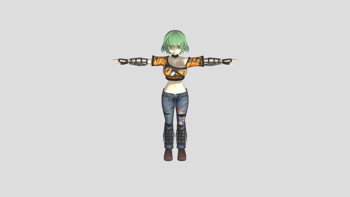 Hikage 3D Model