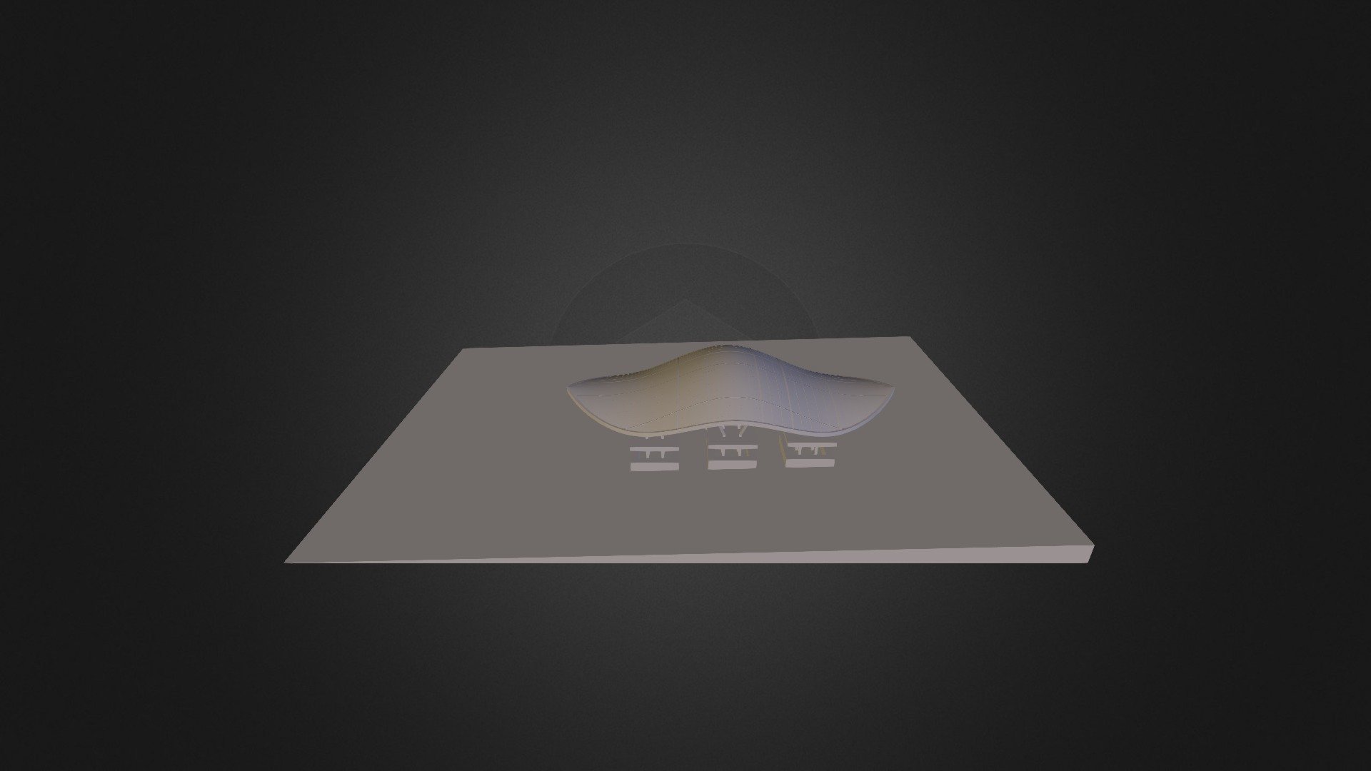 market hall model for sketchfab
