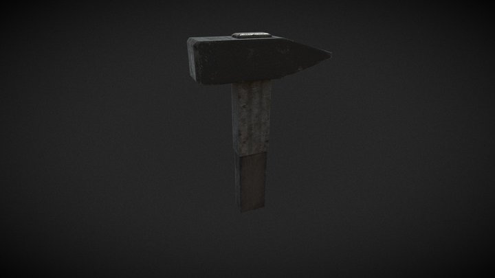 Gameready Hammer 3D Model