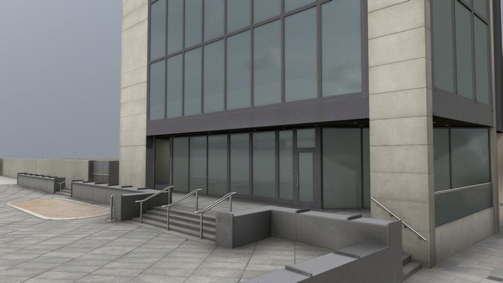 London Office Building 3D Model