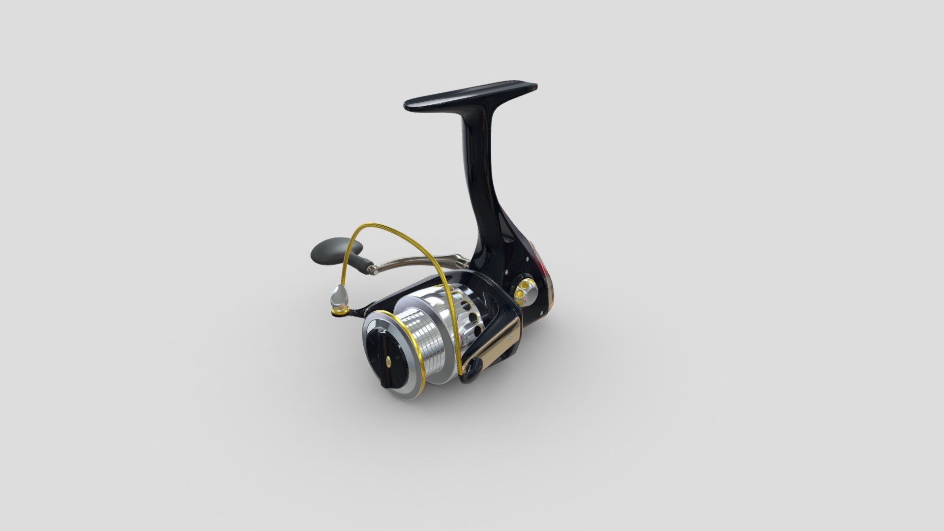 Fishing Reel - 3D model by AleksGuly (@AleksGuly) [8d3f927]
