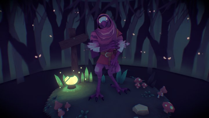 Blind Errant 3D Model