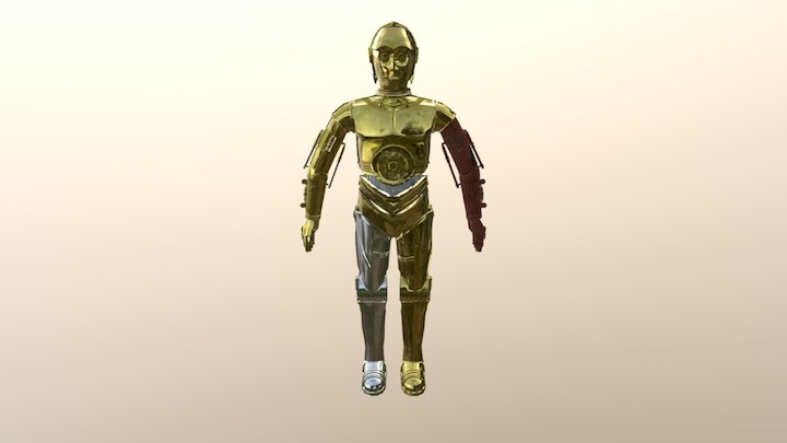 C3PO 3D Model