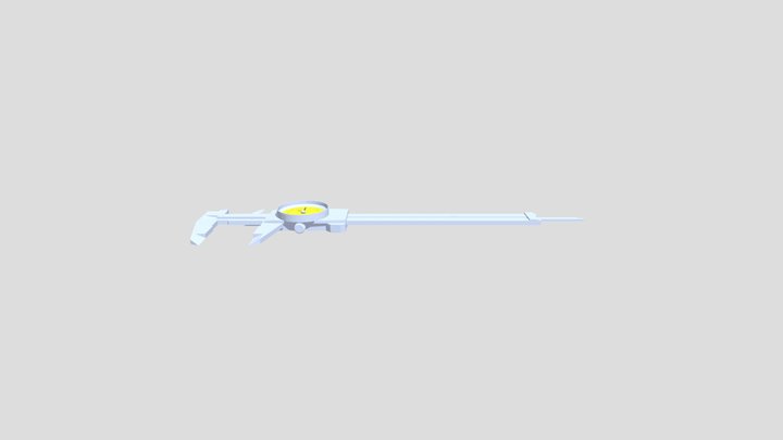 Vernier Caliper (刻度型游標卡尺 0.02mm公制，可滑動) 3D Model