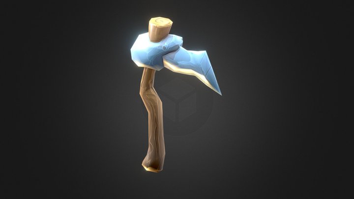 Stylized Scythe 3D Model
