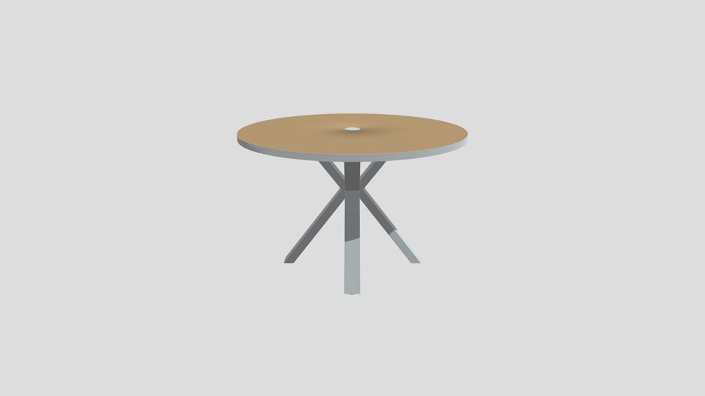 Round Meeting Table Wood