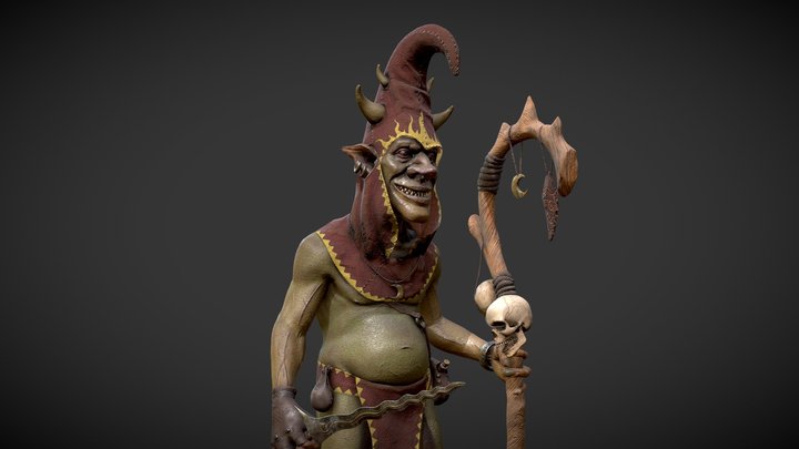 Goblin assassin 3D Model