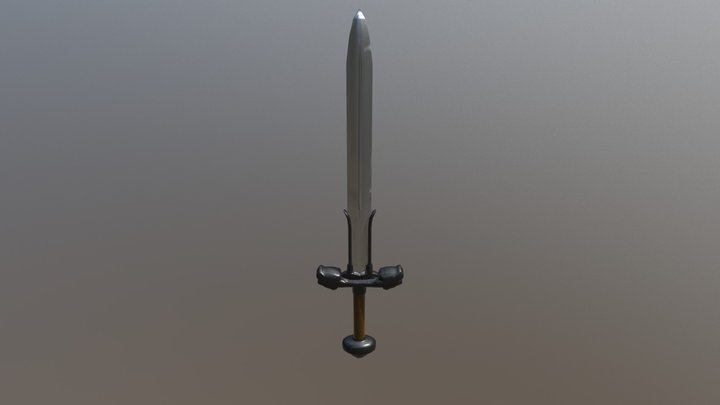 LP Sword Modelling for games 3D Model