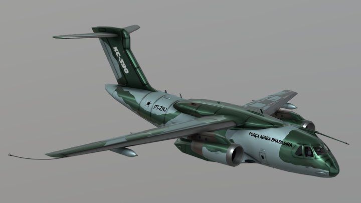 Embraer KC-390 Millennium FAB 3D Model