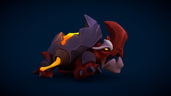 Volcanobeast 3D Model