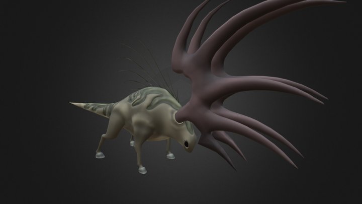 Free Antler 3D Model