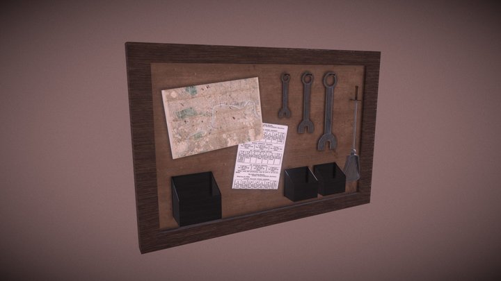 Toolshelf 3D Model