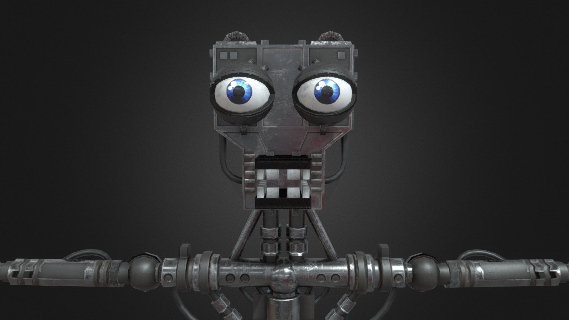 Fnaf Hw Endo 01 Retexture Model Edit Download Free 3d Model By Captain Allen Allen 9647