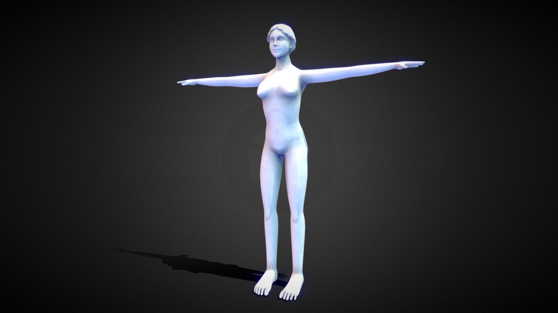 Female Retopo Unposed