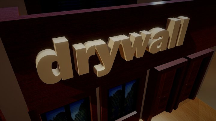 Oficina Drywall 3D Model