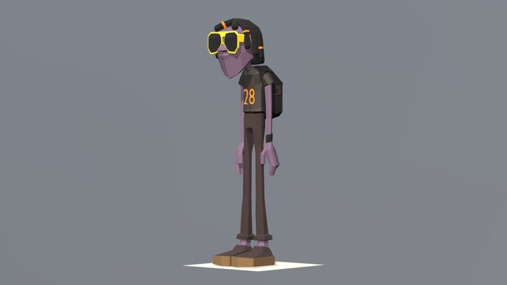 One Cool Giants Fan 3D Model