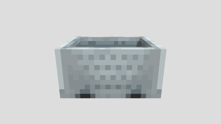 Minecraft Minecart 2nd 3D Model