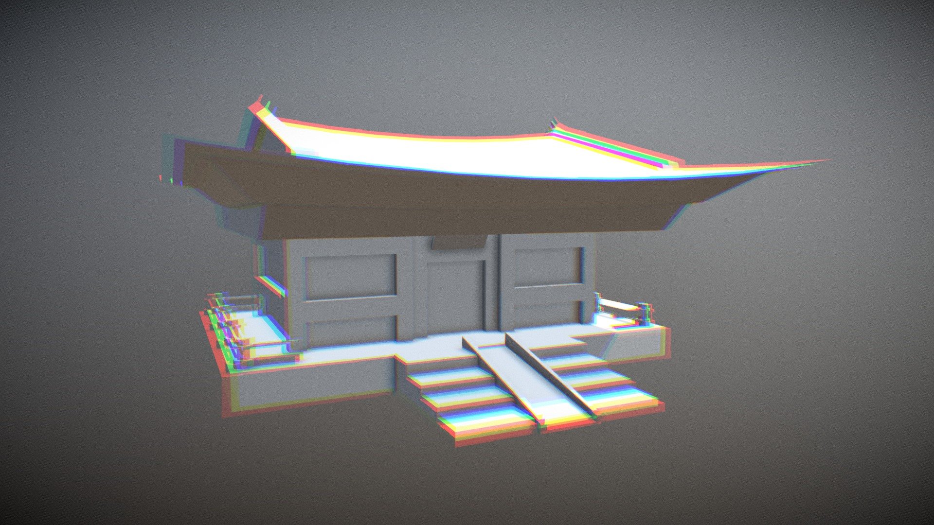 JAPANESE HOUSE - FREE 3D MODEL (READ DESCRIP.)