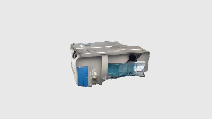 フロスホール2階のパソコンがある教室 3D Model
